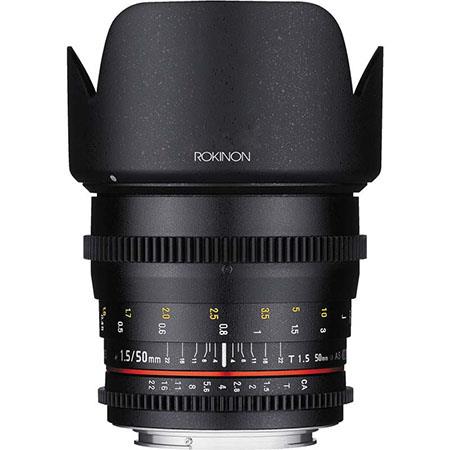 Rokinon 50mm T1.5 AS UMC Cine DS Lens for Sony E Mount